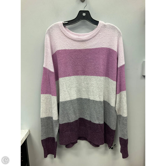 Sweater By Time And Tru In Purple, Size: 22