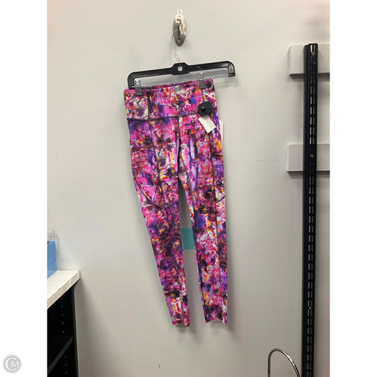 Athletic Leggings By Lululemon In Multi-colored, Size: 4
