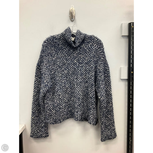 Sweater By Cmc In Blue & White, Size: M