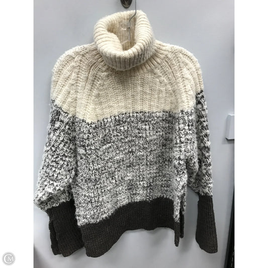 Sweater By Cmc In Cream & Grey, Size: M