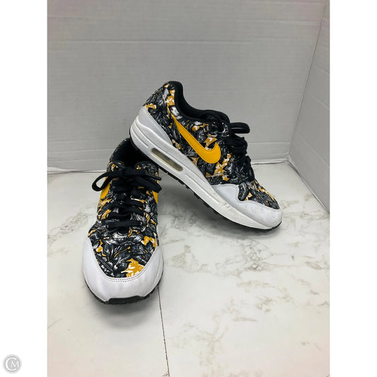 Shoes Athletic By Nike In Black & Yellow, Size: 8.5