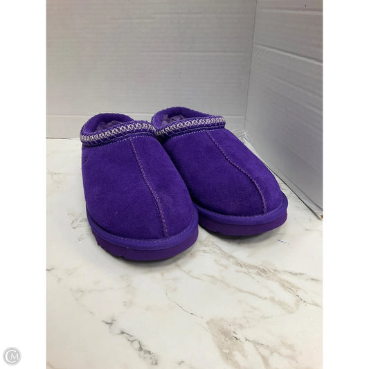 Slippers Designer By Ugg In Purple, Size: 7