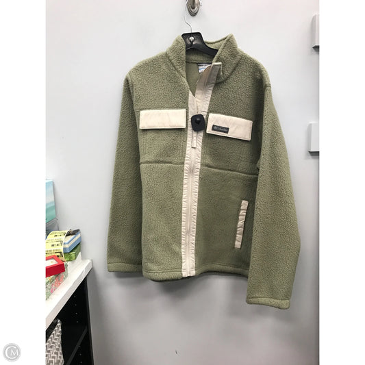 Jacket Fleece By Columbia In Green, Size: Xl