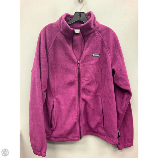 Jacket Fleece By Columbia In Purple, Size: Xl