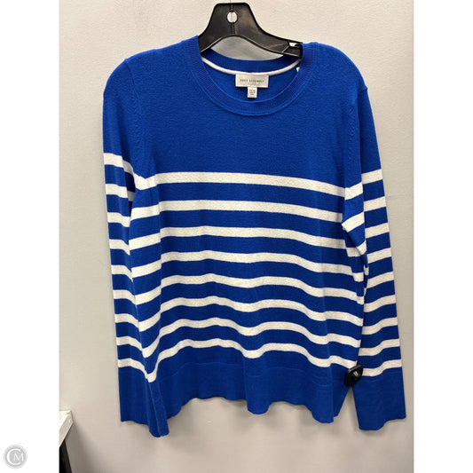 Sweater By Free Assembly In Striped Pattern, Size: L