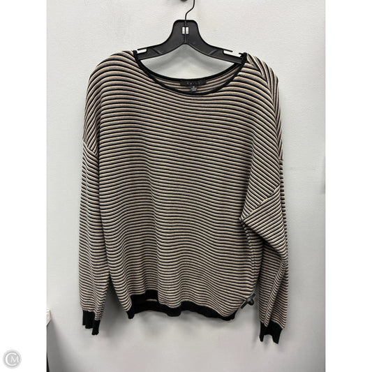 Top Long Sleeve By Cyrus In Striped Pattern, Size: M