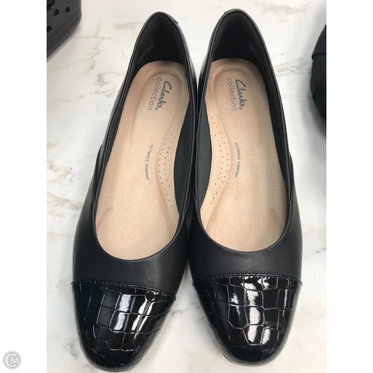Shoes Heels Block By Clarks In Black, Size: 10