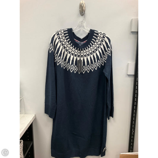 Dress Sweater By Tommy Hilfiger In Navy, Size: Xxl