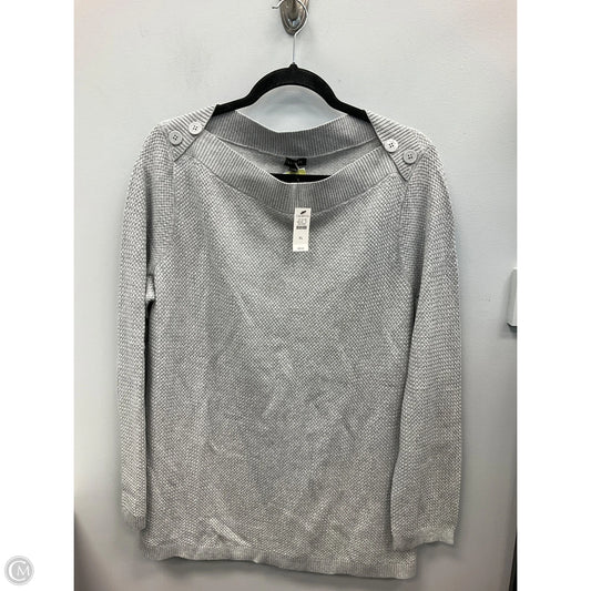 Top Long Sleeve By Talbots In Grey, Size: Xl