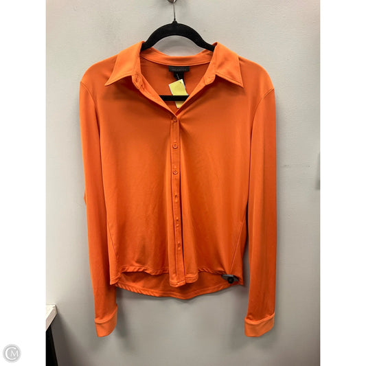 Top Long Sleeve By Limited In Orange, Size: L
