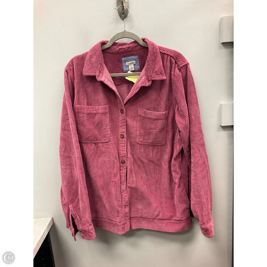 Top Long Sleeve By L.l. Bean In Pink, Size: Xl