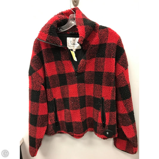 Sweater By Clothes Mentor In Black & Red, Size: S