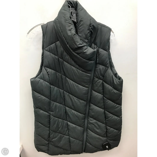 Vest Puffer & Quilted By Nicole Miller In Green, Size: M