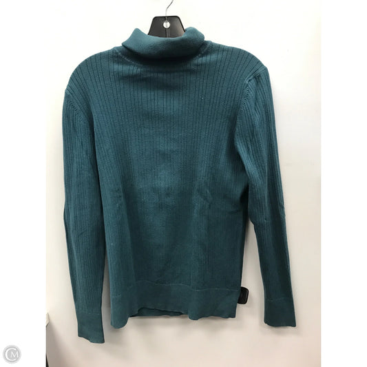 Top Long Sleeve By Talbots In Teal, Size: Xl