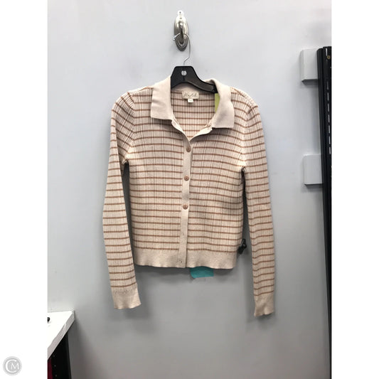 Top Long Sleeve By Marled In Striped Pattern, Size: M