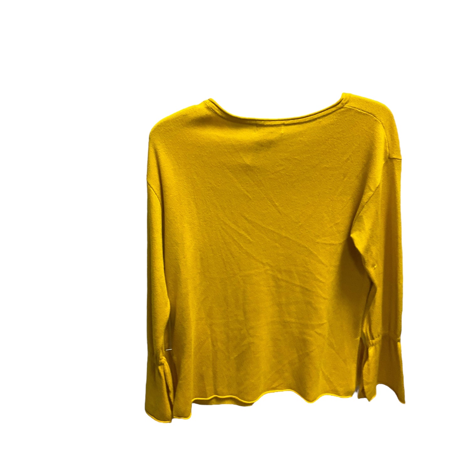 Top Long Sleeve By 14th And Union In Mustard, Size: S