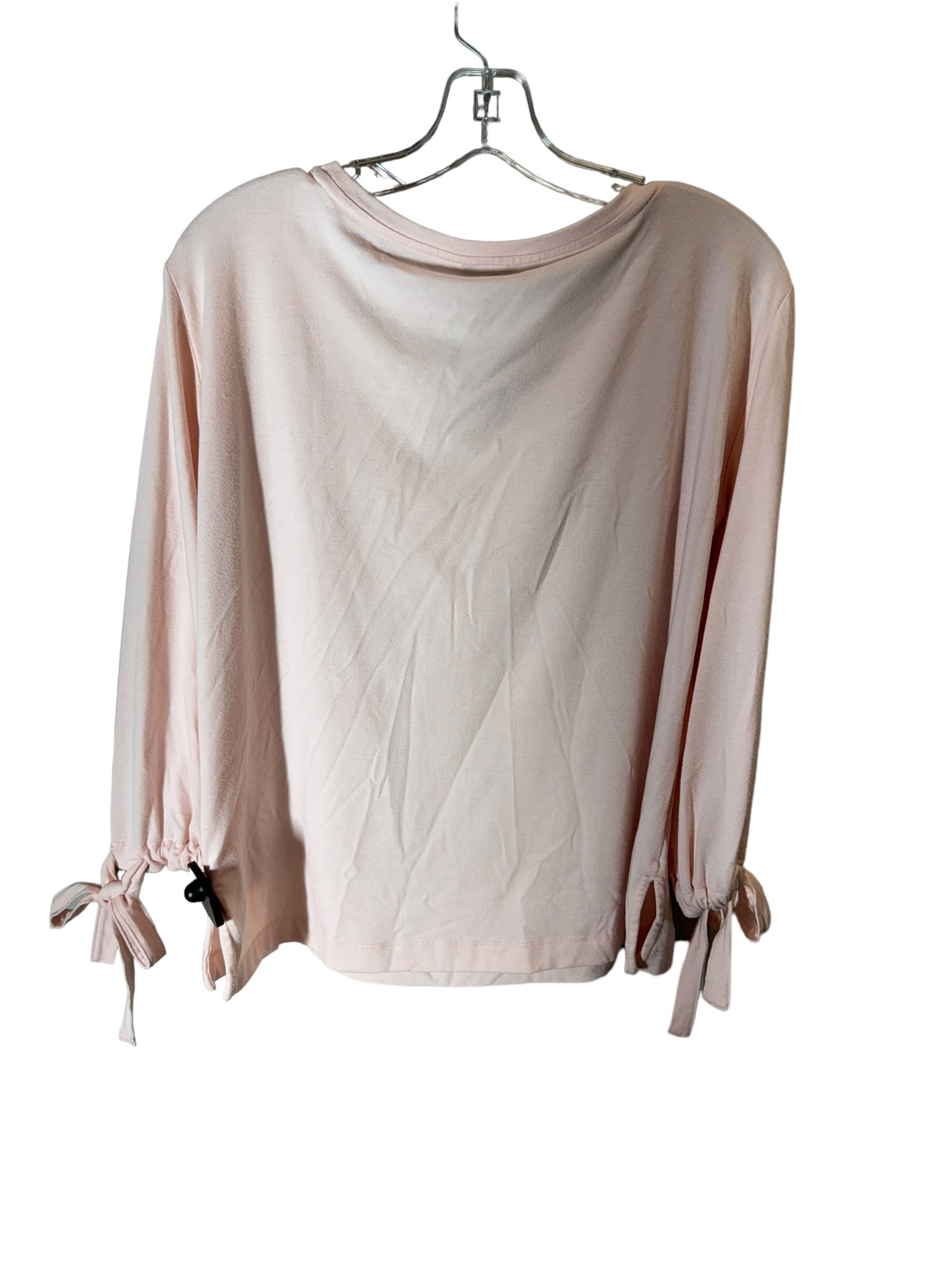 Top Long Sleeve By Ann Taylor In Pink, Size: Petite   Small