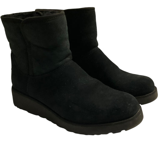 Boots Ankle Heels By Ugg In Black, Size: 7