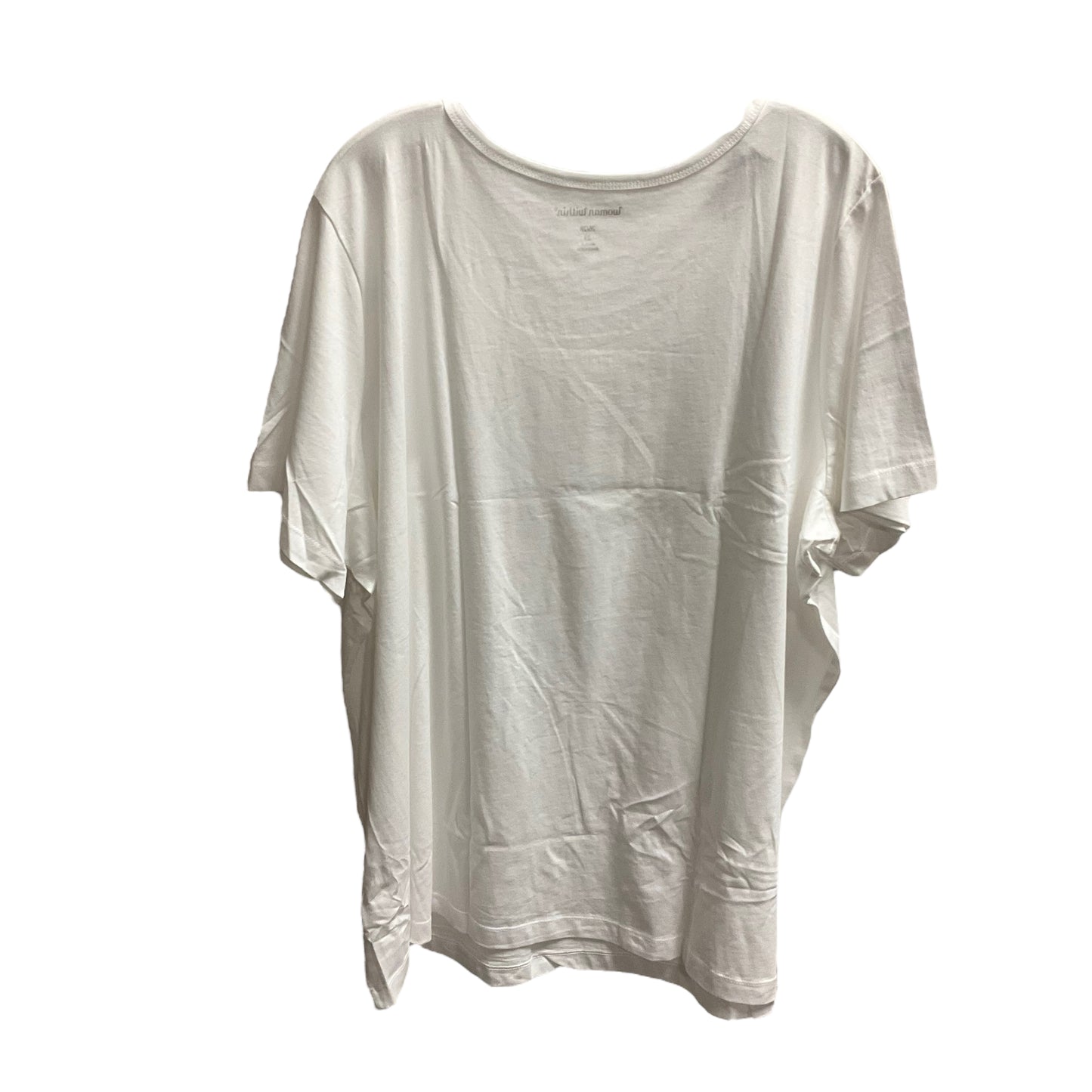Top Short Sleeve Basic By Woman Within  Size: 2x
