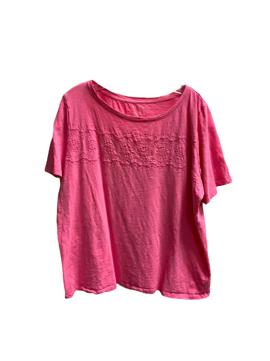 Top Short Sleeve By Talbots  Size: 2x