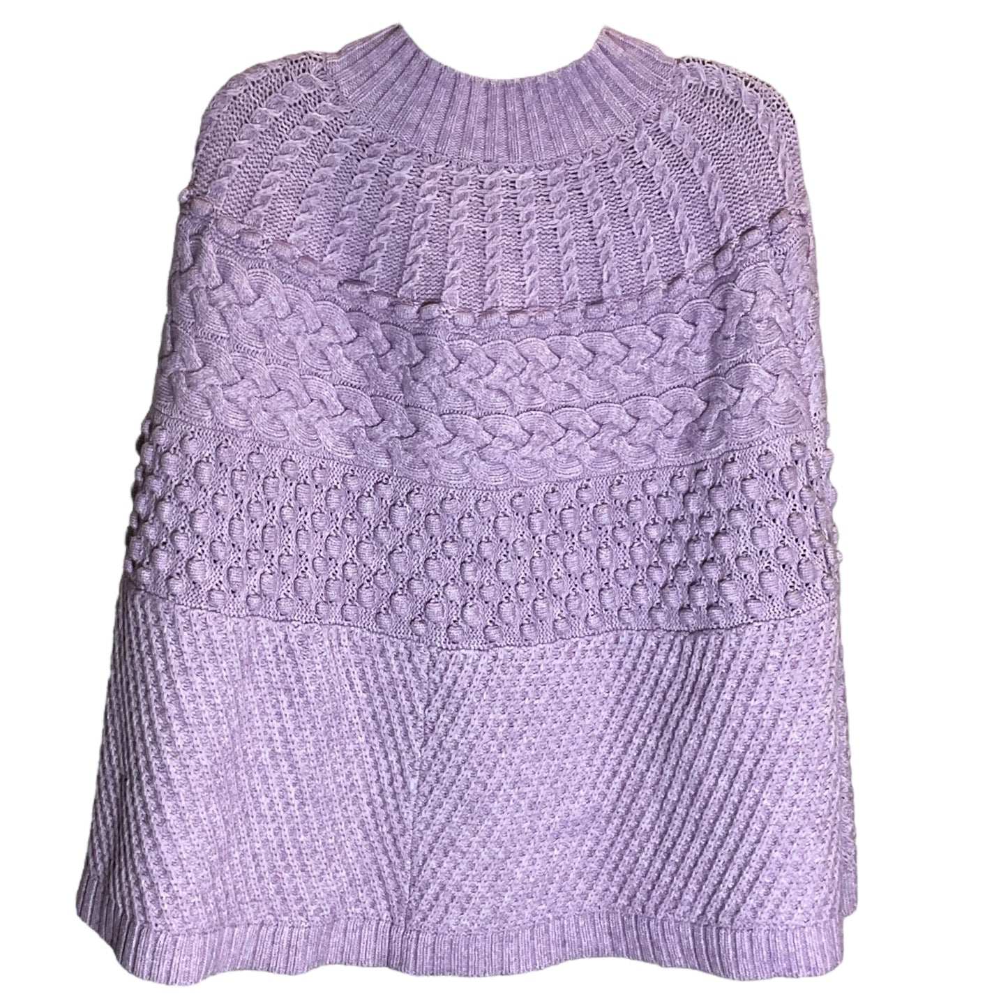 Poncho By Talbots In Purple, Size: 0