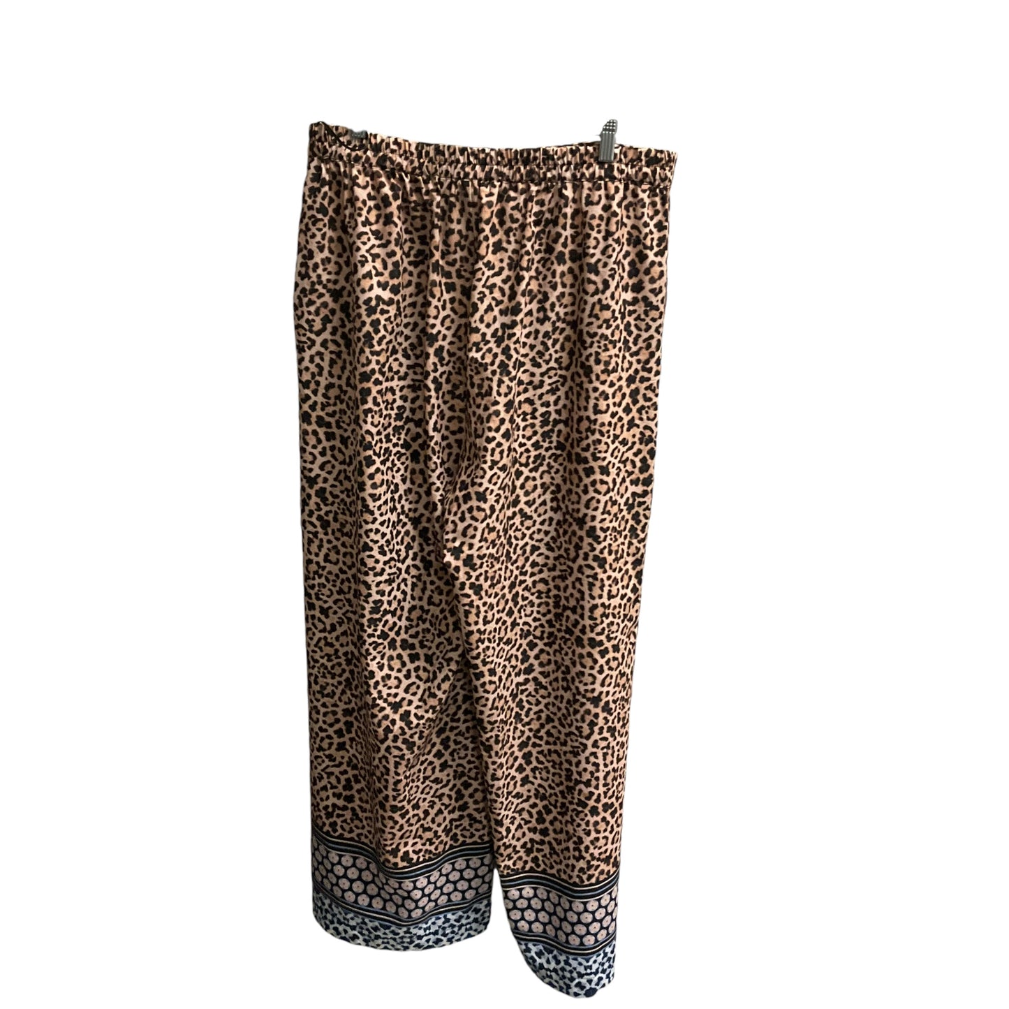 Pants Lounge By Joan Vass In Animal Print, Size: Xl