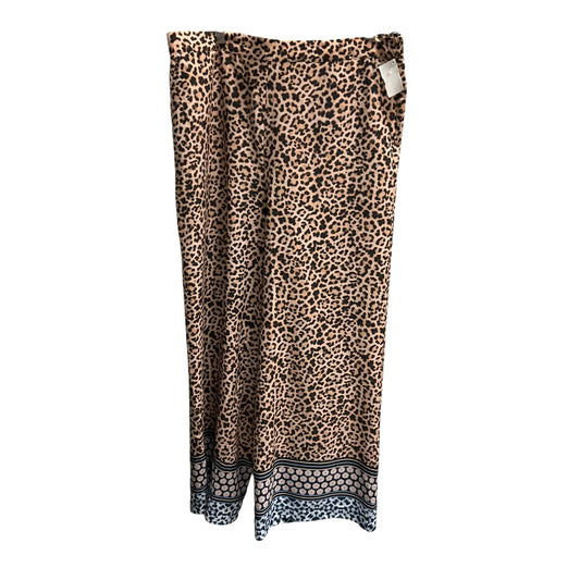 Pants Lounge By Joan Vass In Animal Print, Size: Xl