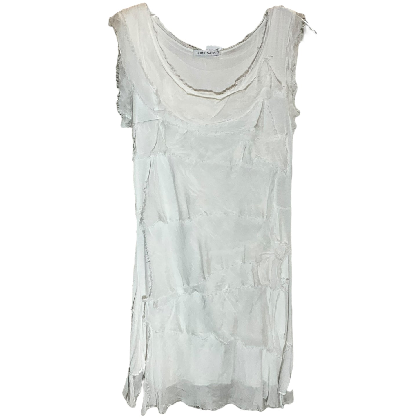 Dress Casual Short By Tempo Paris In White, Size: M