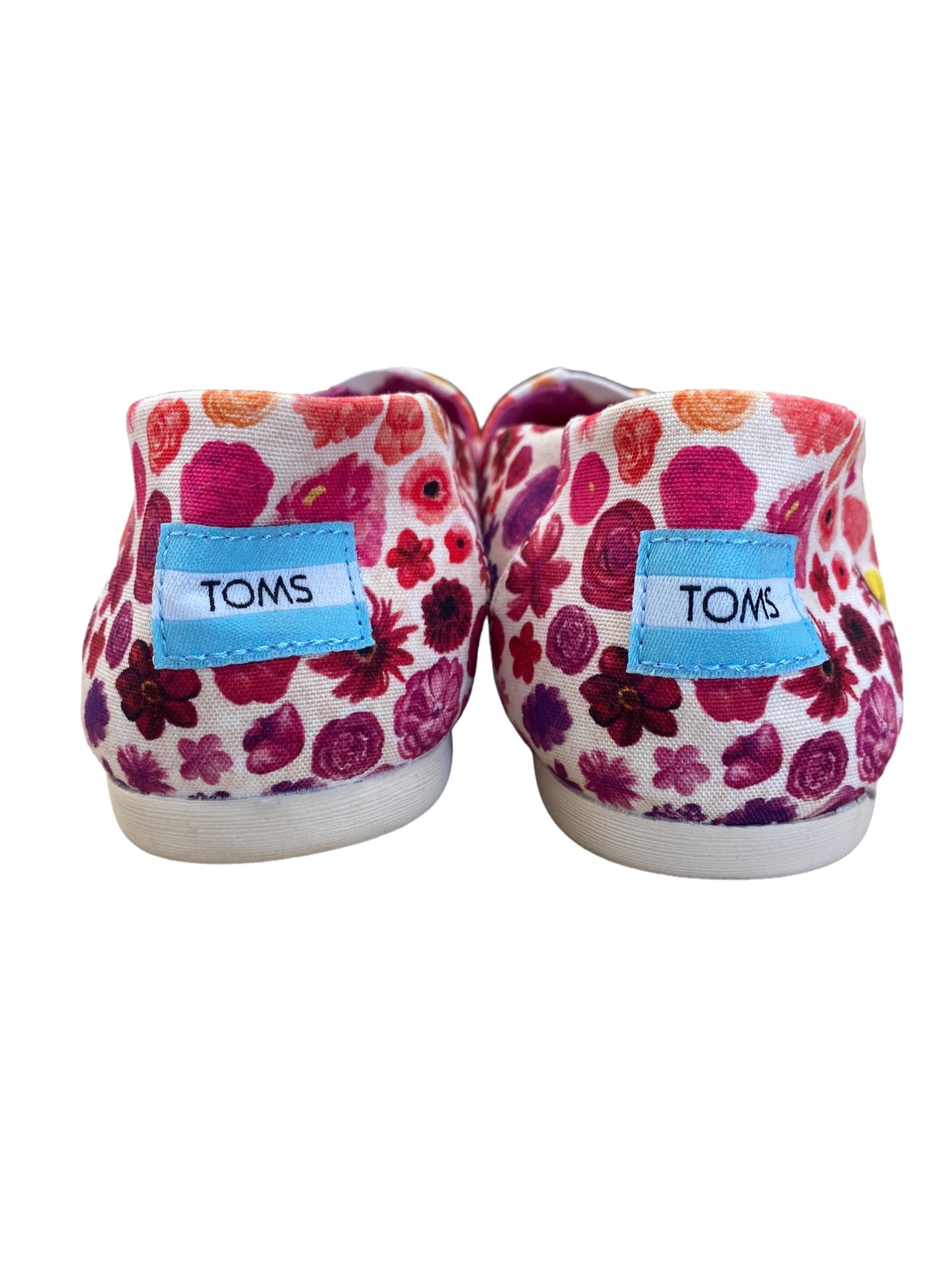 Shoes Flats By Toms In Floral Print, Size: 7.5