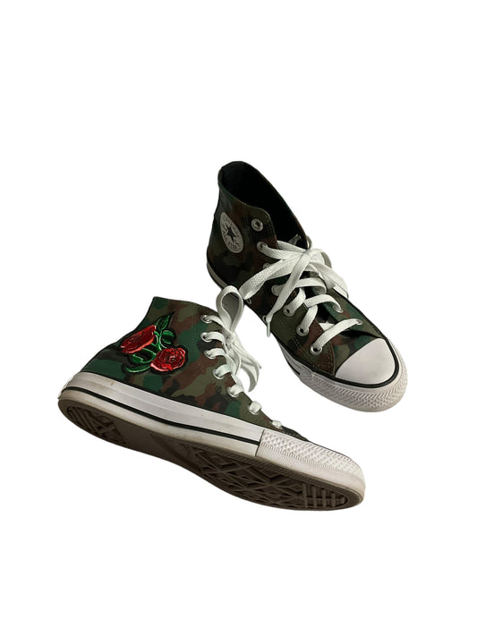 Shoes Sneakers By Converse In Camouflage Print, Size: 6