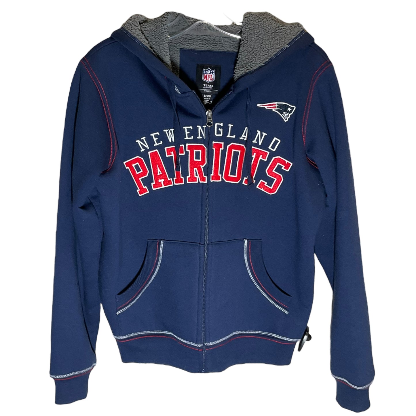 Sweatshirt Hoodie By Nfl In Navy, Size: S