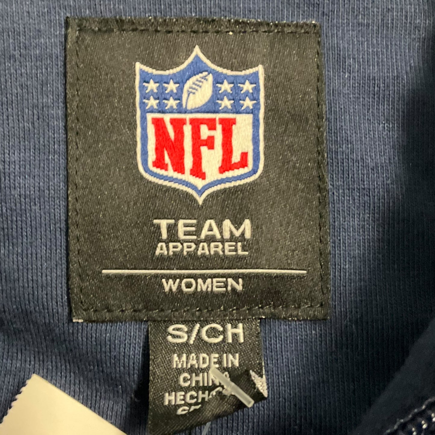 Sweatshirt Hoodie By Nfl In Navy, Size: S