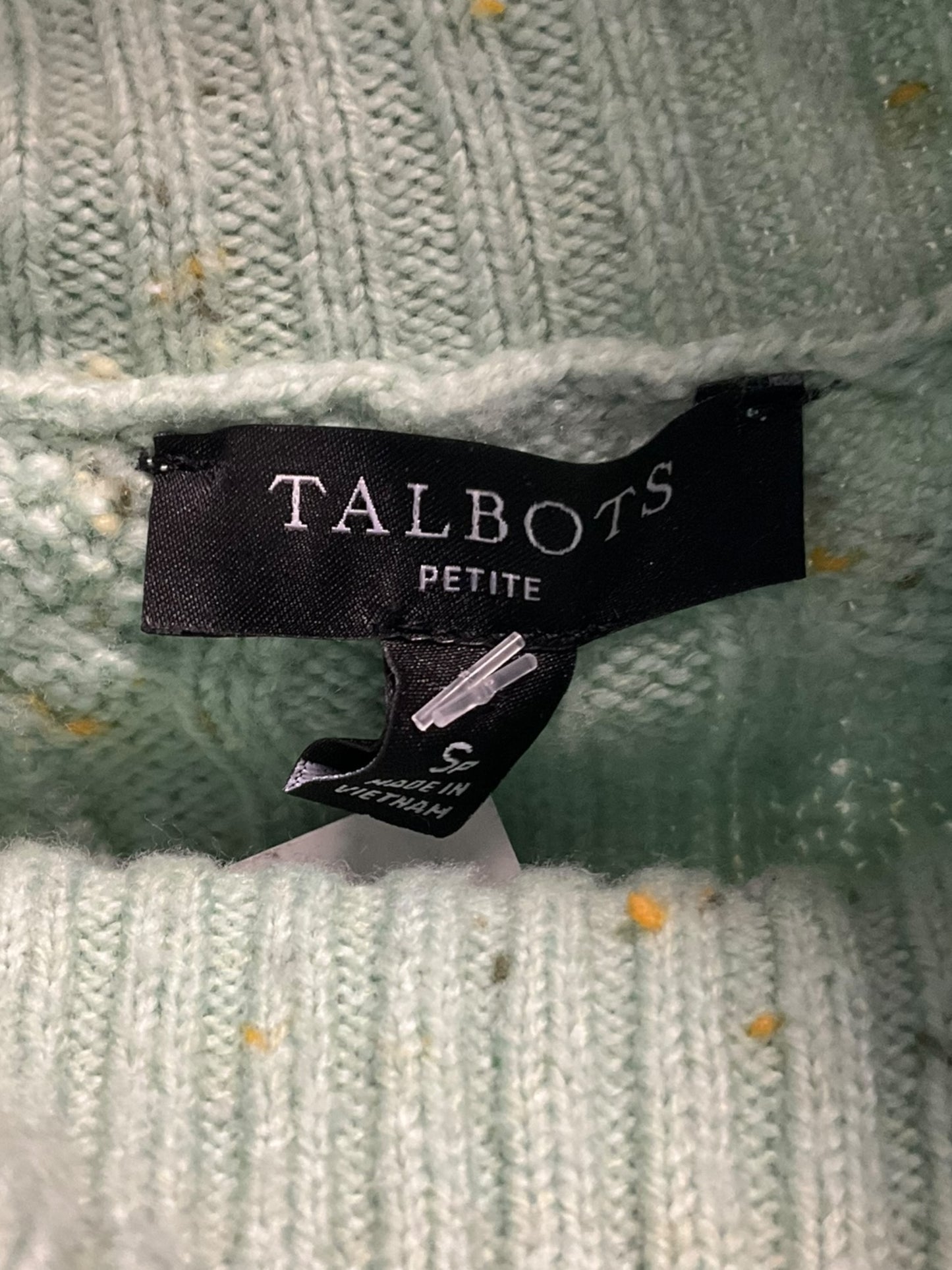 SWEATER TALBOTS in GREEN, Size: PETITE   S