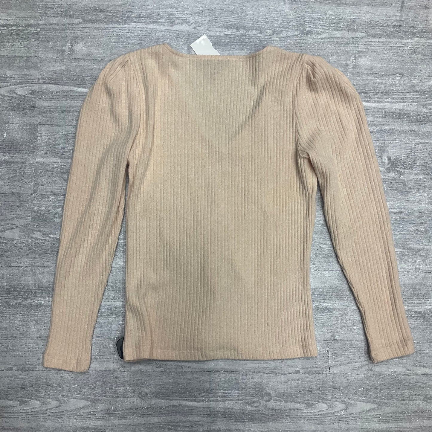 Top Long Sleeve By J. Crew In Tan, Size: S