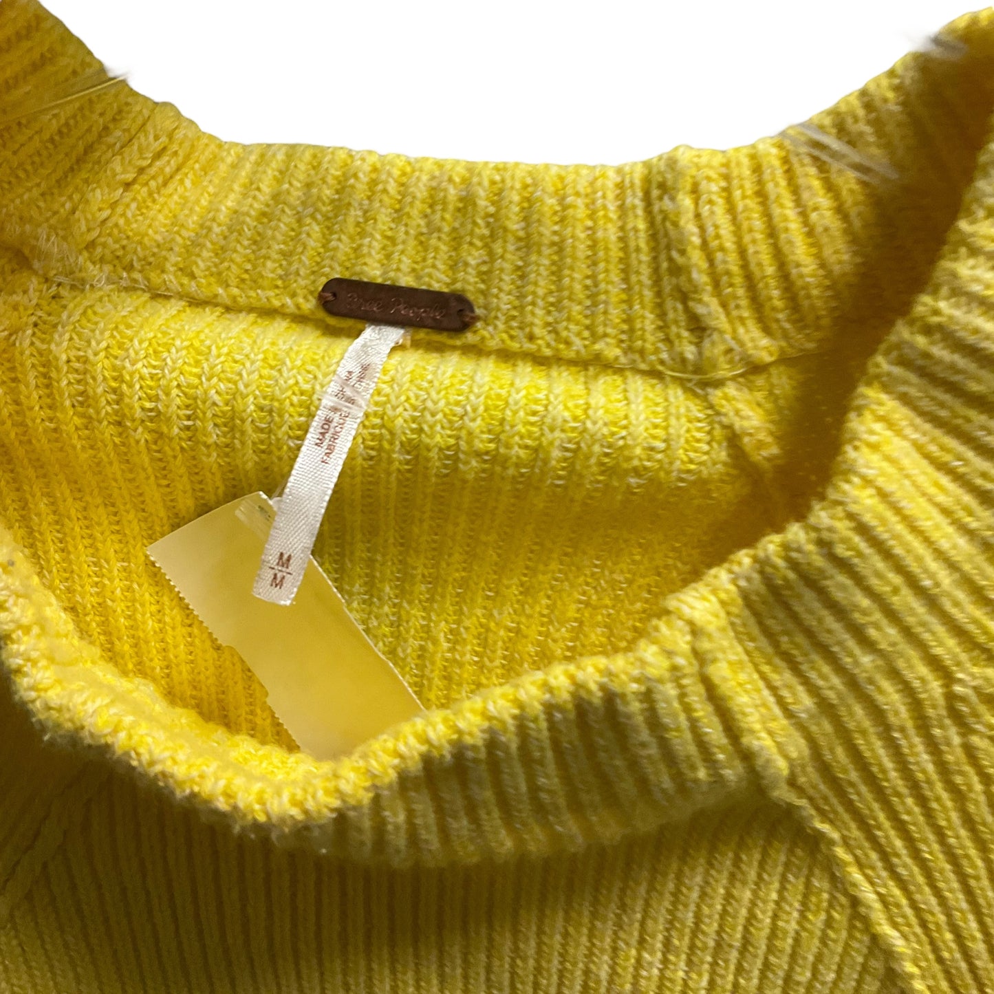 Sweater By Free People In Yellow, Size: M