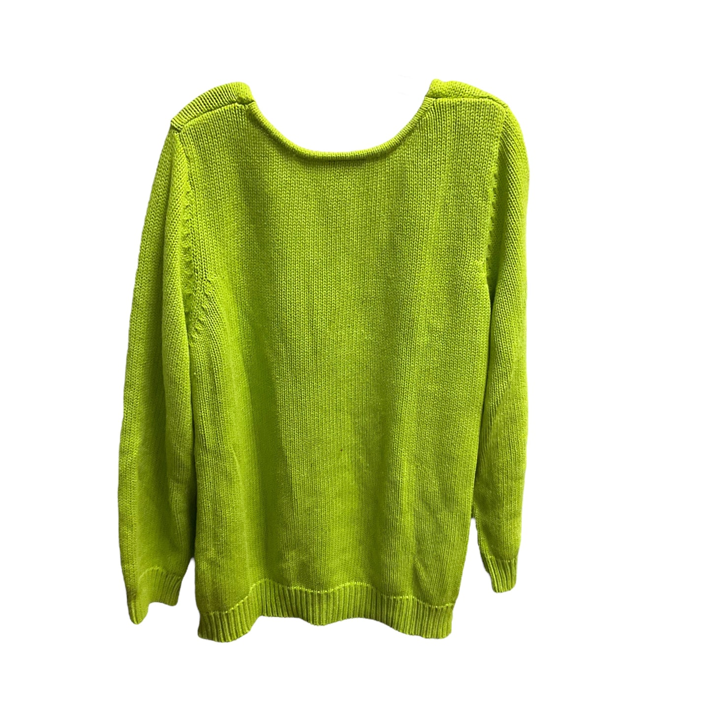 Sweater By Lane Bryant In Green, Size: 26