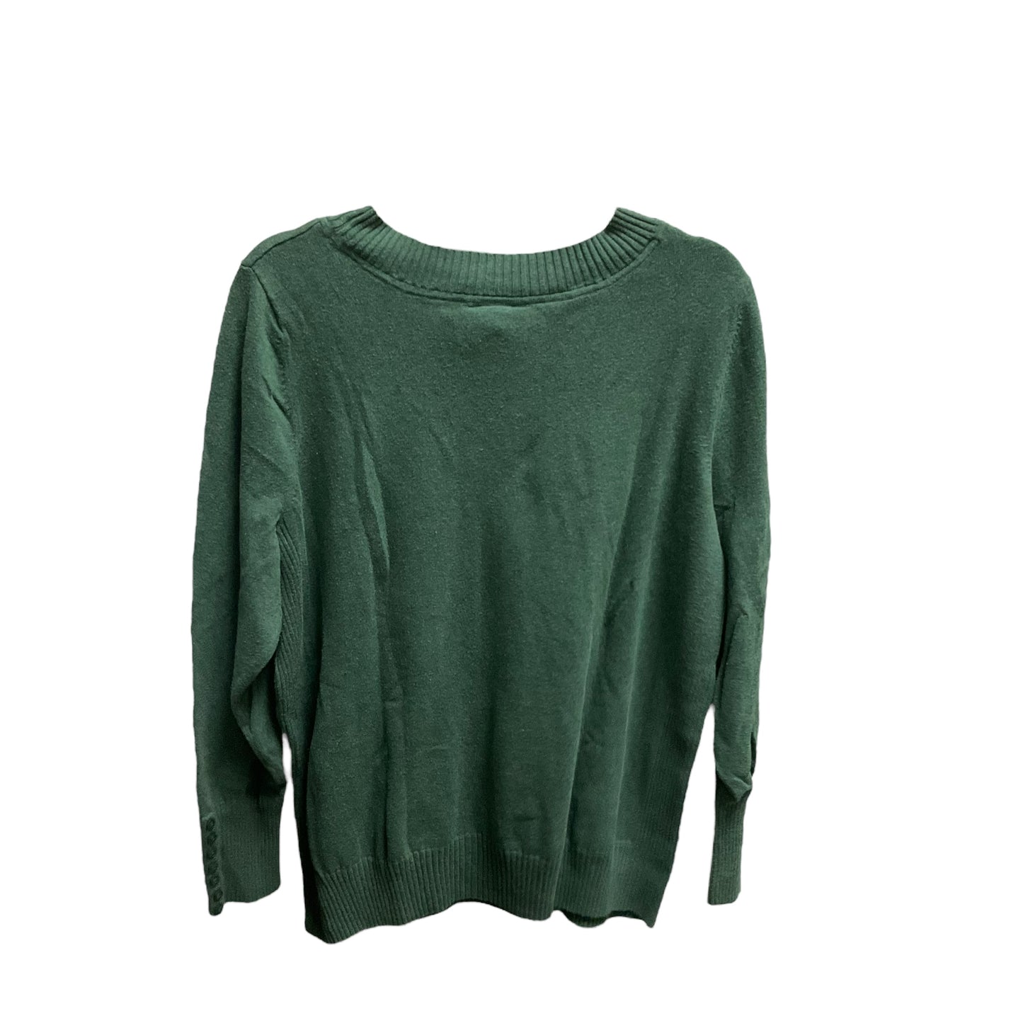 Sweater By Lane Bryant In Green, Size: 22