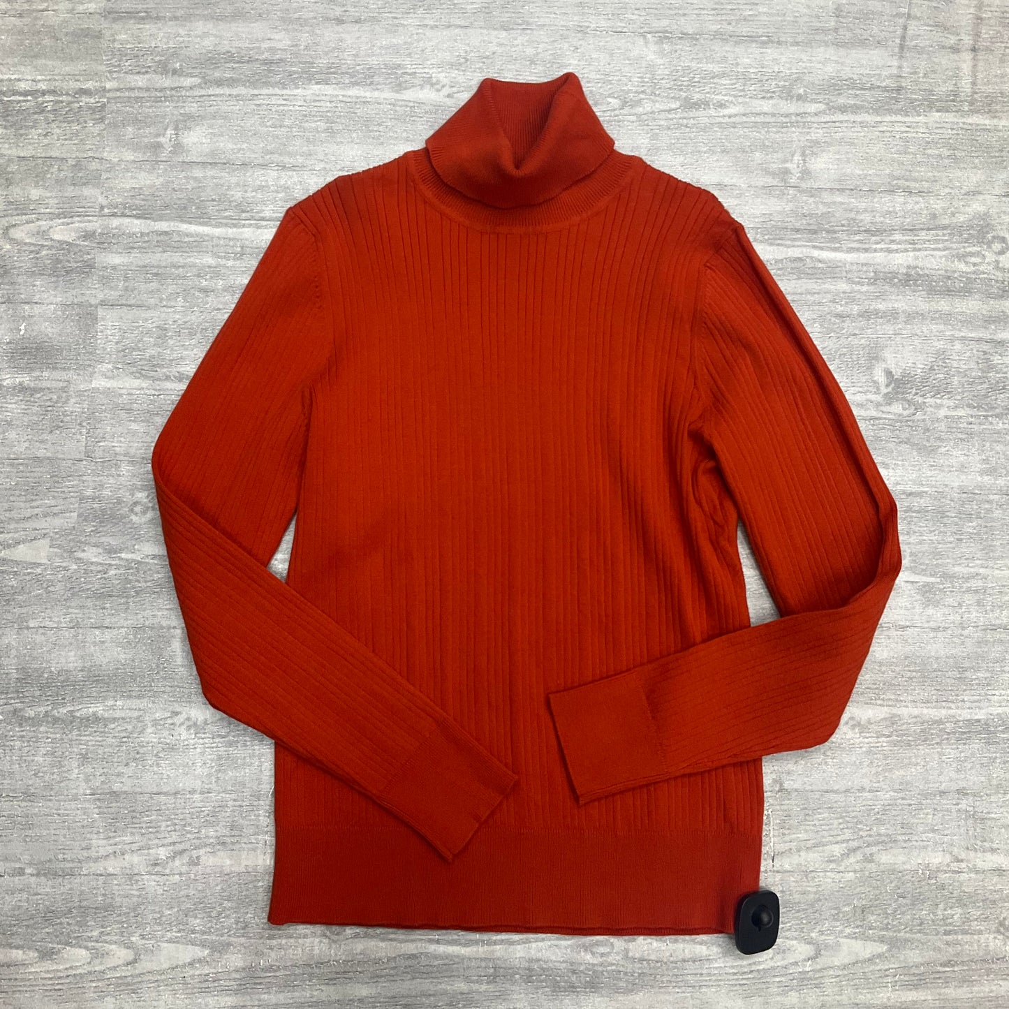 Top Long Sleeve By Talbots In Orange, Size: L