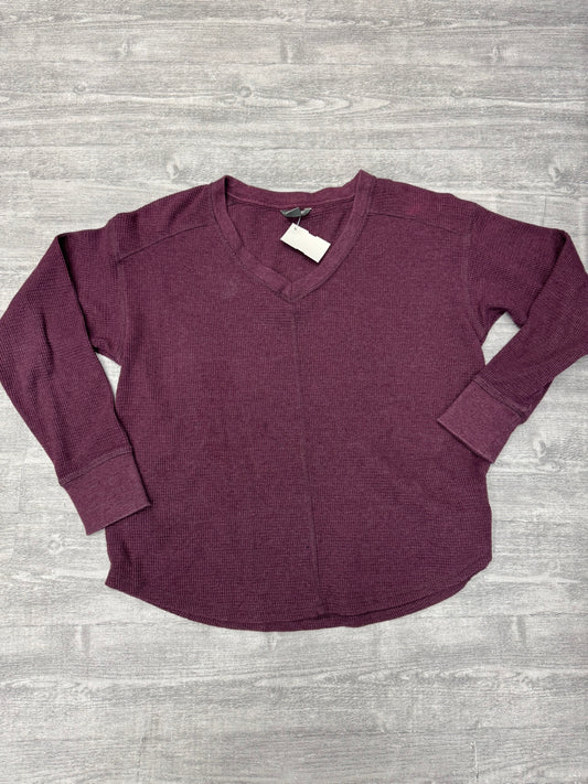 Top Long Sleeve By Eddie Bauer In Purple, Size: S