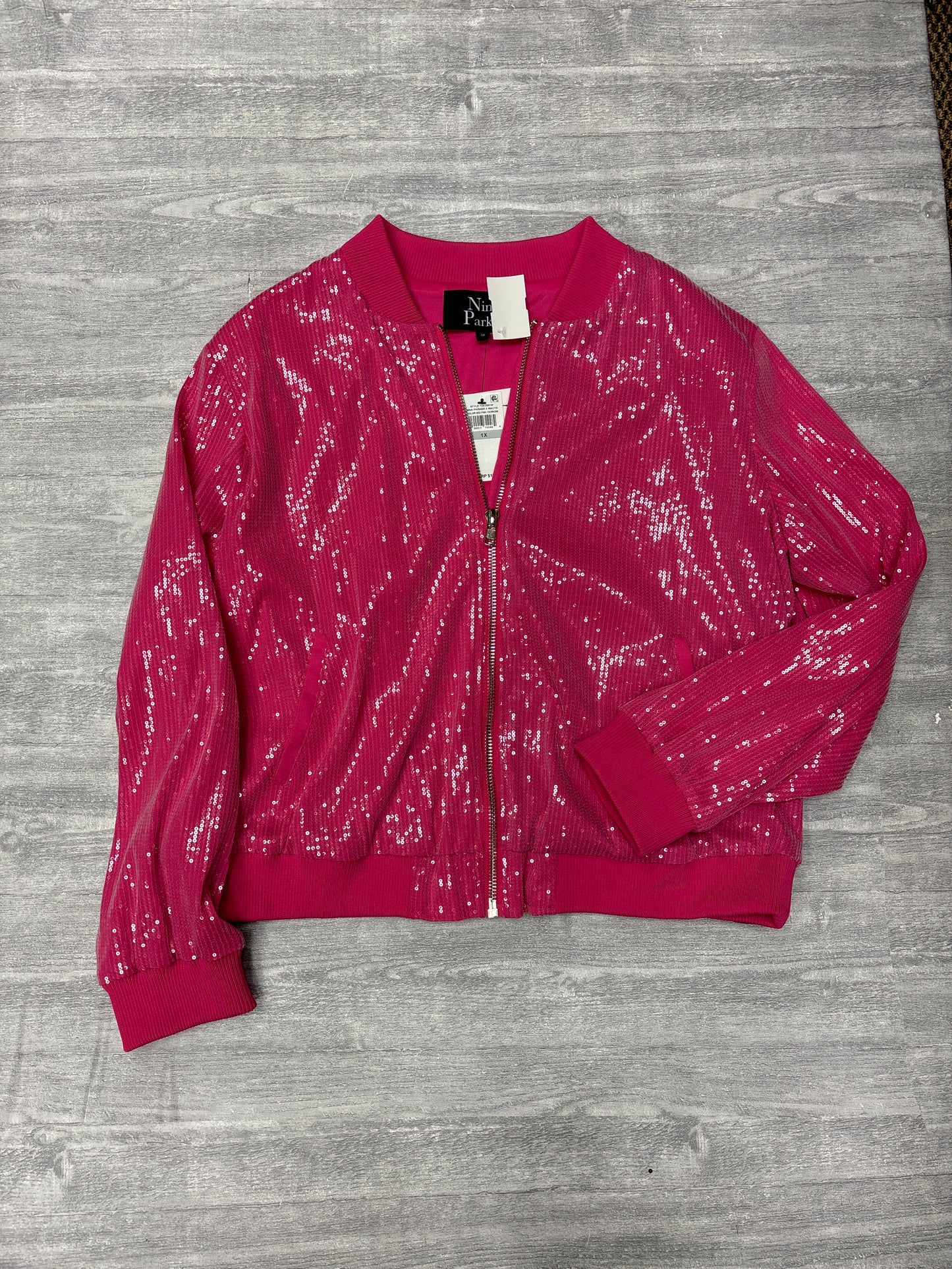 Jacket Other By Cmc In Pink, Size: 1x