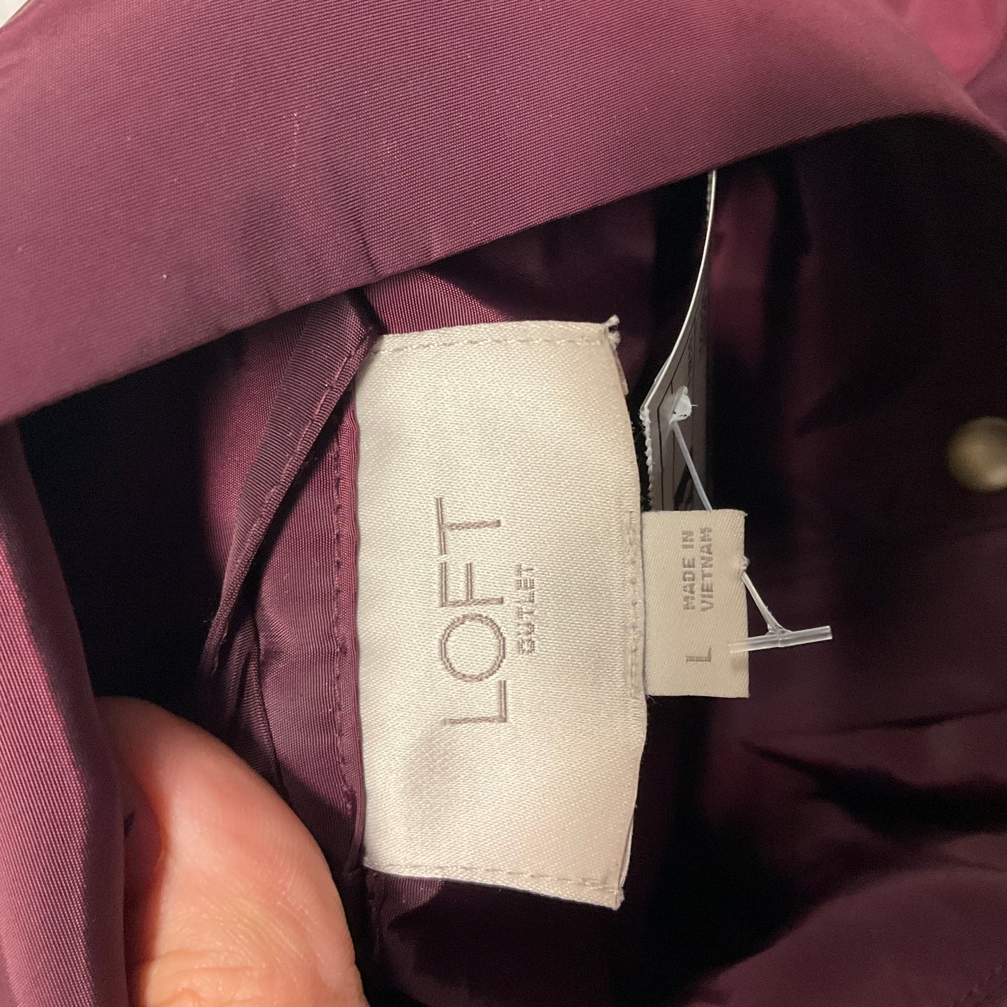 Blazer By Loft In Maroon, Size: L