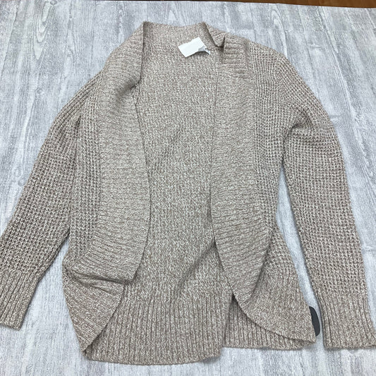 Sweater Cardigan By New York And Co In Beige, Size: M