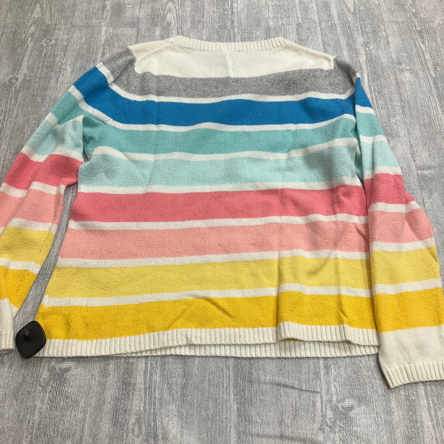 Sweater By Talbots In Striped Pattern, Size: Lp