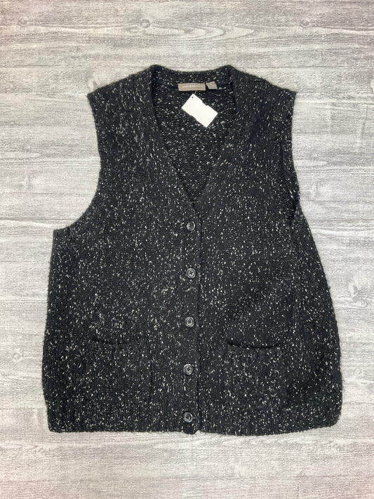 Vest Sweater By Croft And Barrow In Black & White, Size: Xl