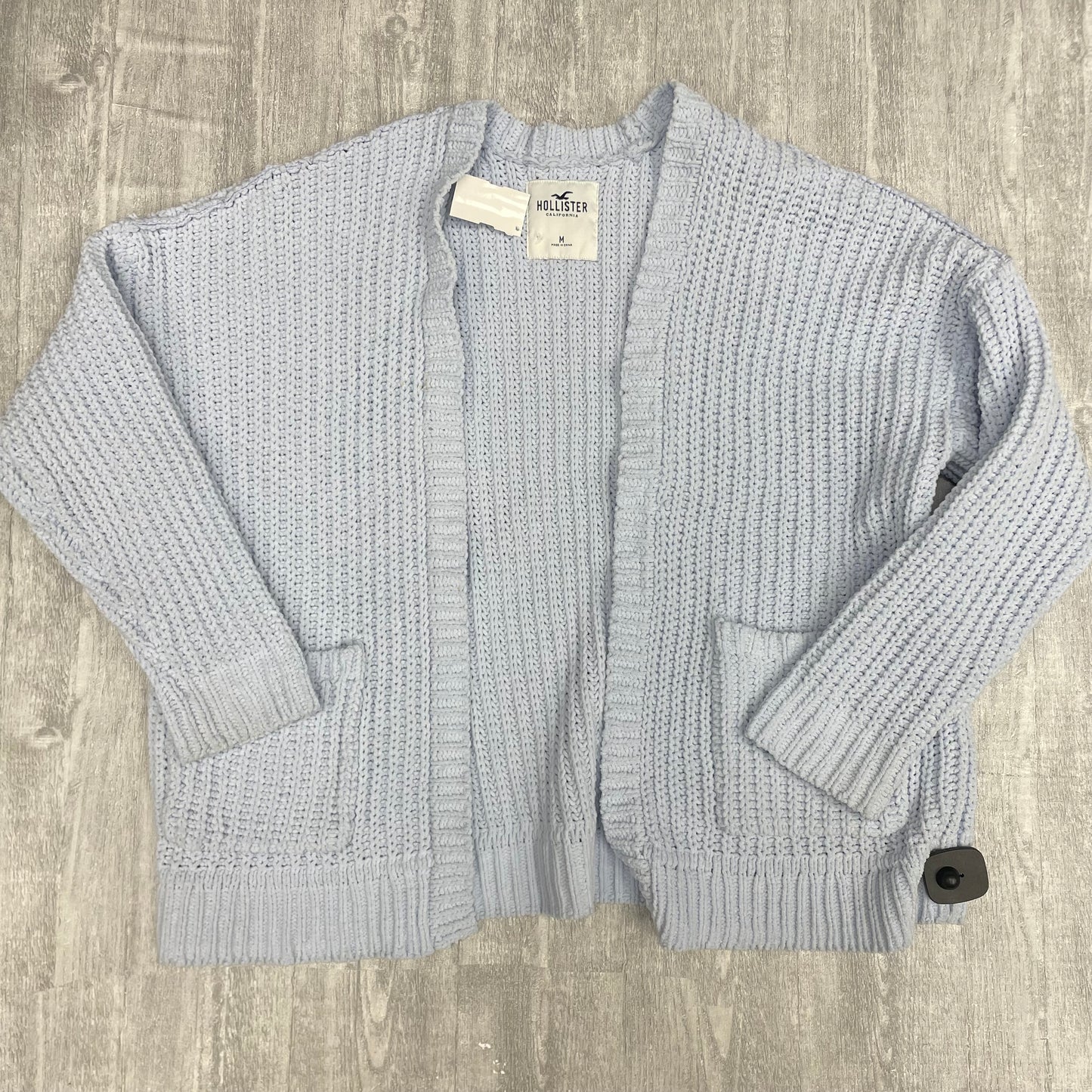 Sweater Cardigan By Hollister In Blue, Size: M