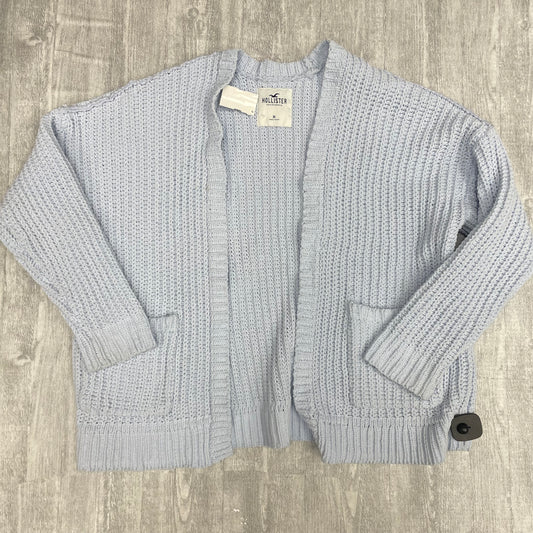 Sweater Cardigan By Hollister In Blue, Size: M