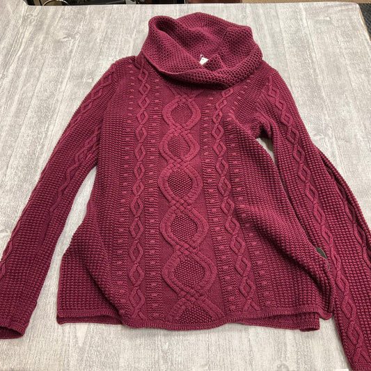 Sweater By Jeanne Pierre In Maroon, Size: S