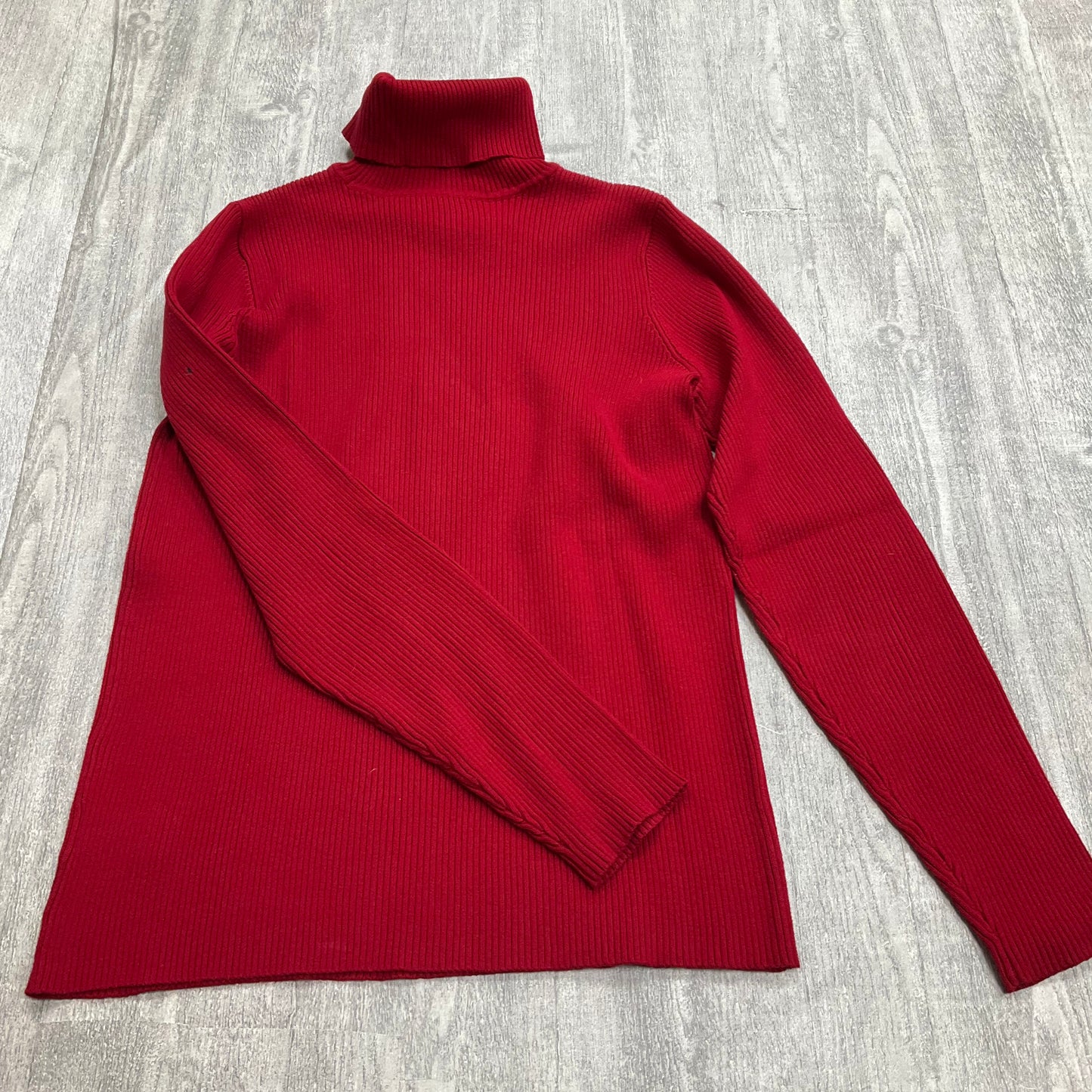 Top Long Sleeve By Lauren By Ralph Lauren In Red, Size: S