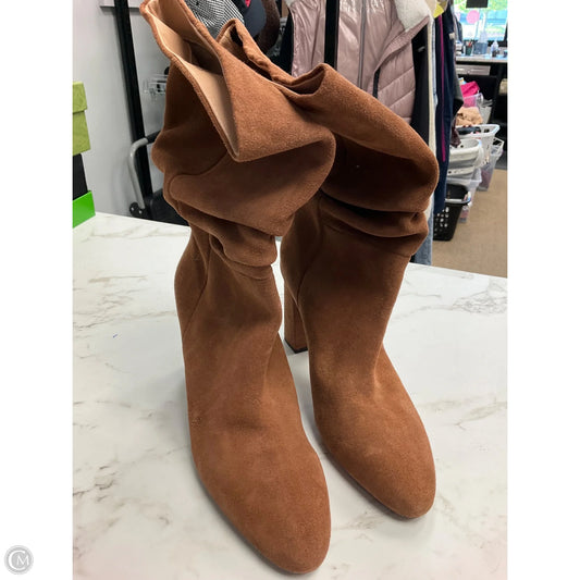 Boots Mid-calf Heels By Banana Republic In Copper, Size: 10