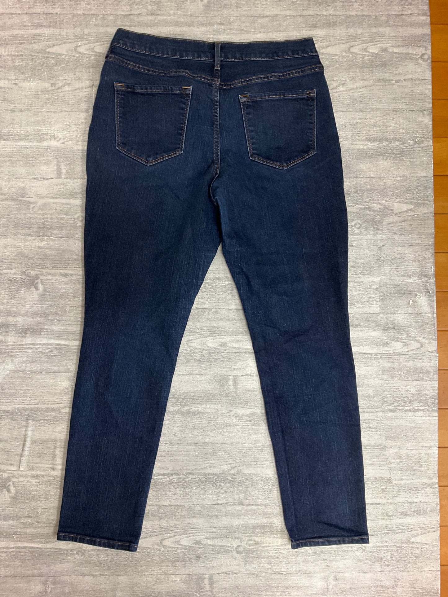 Jeans Skinny By Old Navy In Blue Denim, Size: 12